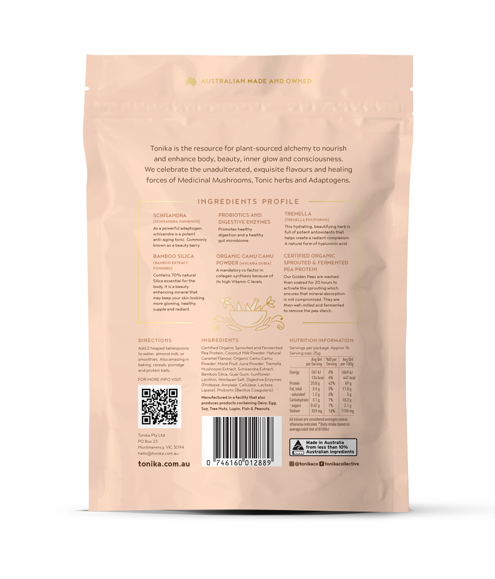 Plant Protein Powder - Coconut Salted Caramel - INNER BEAUTY BOOST