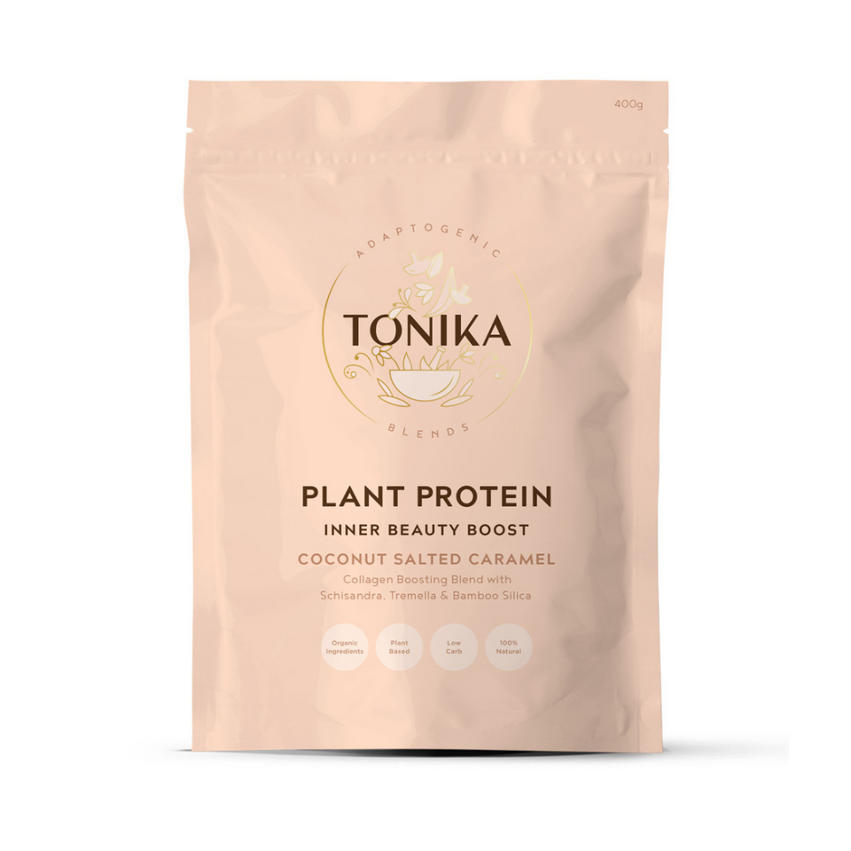 Plant Protein Powder - Coconut Salted Caramel - INNER BEAUTY BOOST