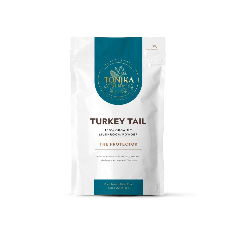 Organic Turkey Tail Mushroom Powder Refill Pouch - THE PROTECTOR