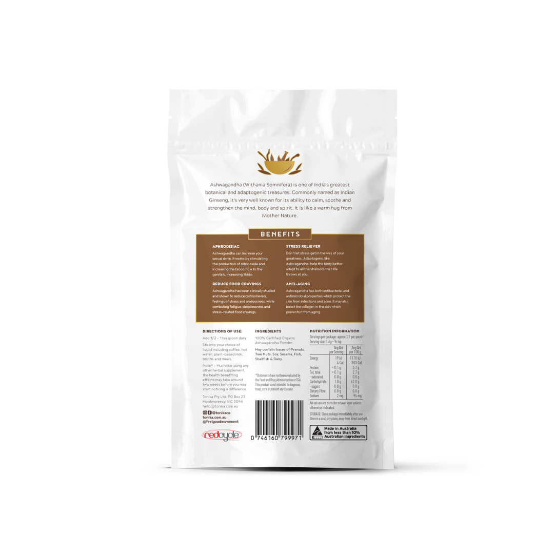 Organic Ashwagandha Powder Refill Pouch - THE GAME CHANGER